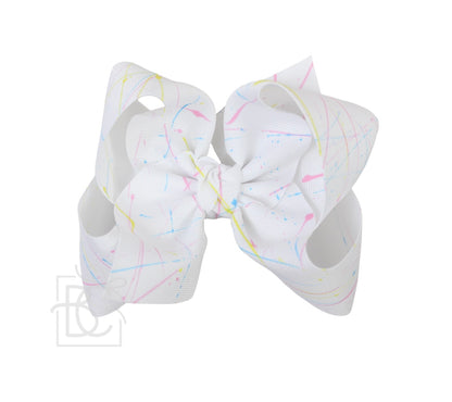 Beyond Creations Splash Alligator Clip Bow