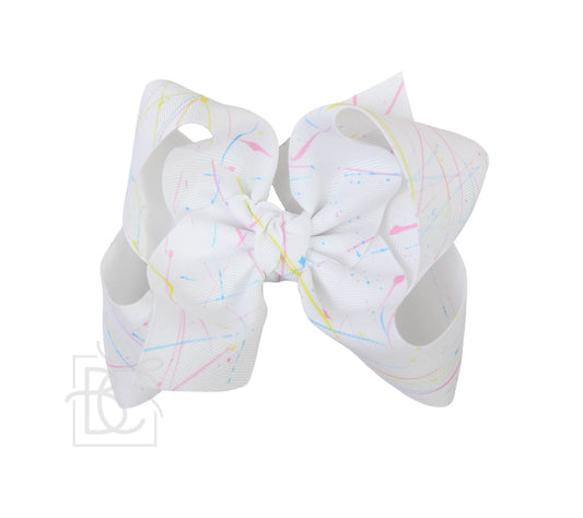Beyond Creations Splash Alligator Clip Bow