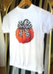 Halloween Pumpkin With Checkered Bow Tee