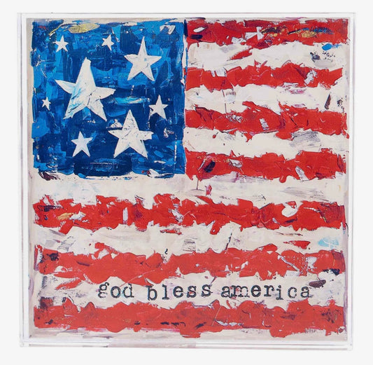 God Bless America Acrylic Stand
