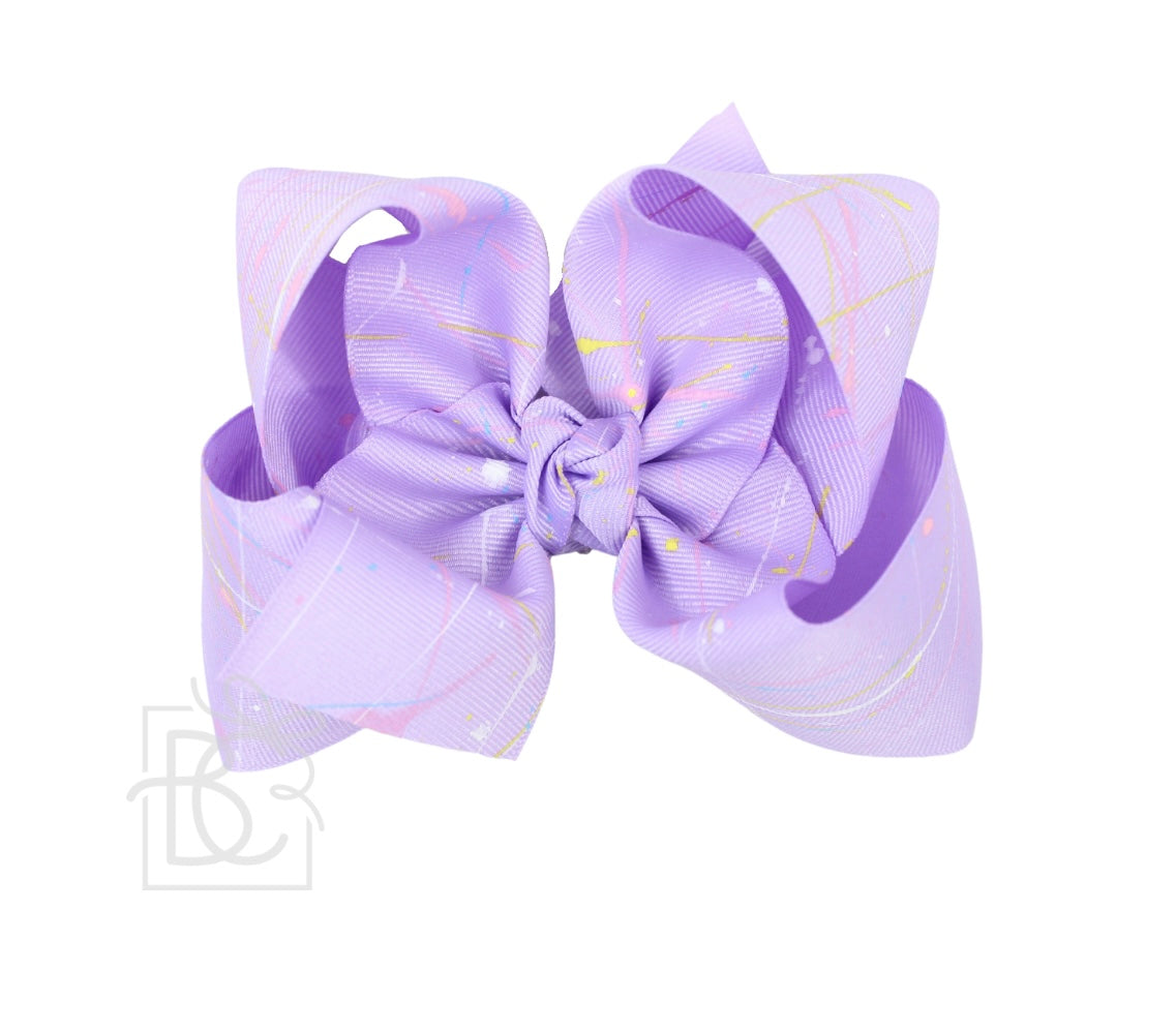 Beyond Creations Splash Alligator Clip Bow