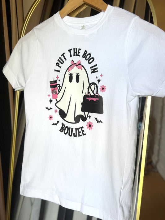 Halloween I Put The Boo In Boujee Tee