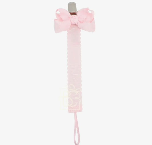 Beyond Creations Pacifier Clip With Detachable Bow