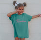 Holland Ave "Say Yes To Adventure" Kids Comfort color T-shirt