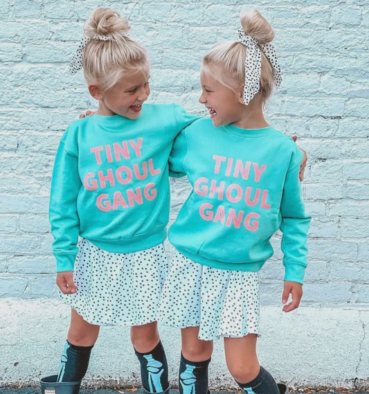"Tiny Ghoul Gang" Halloween Sweatshirt