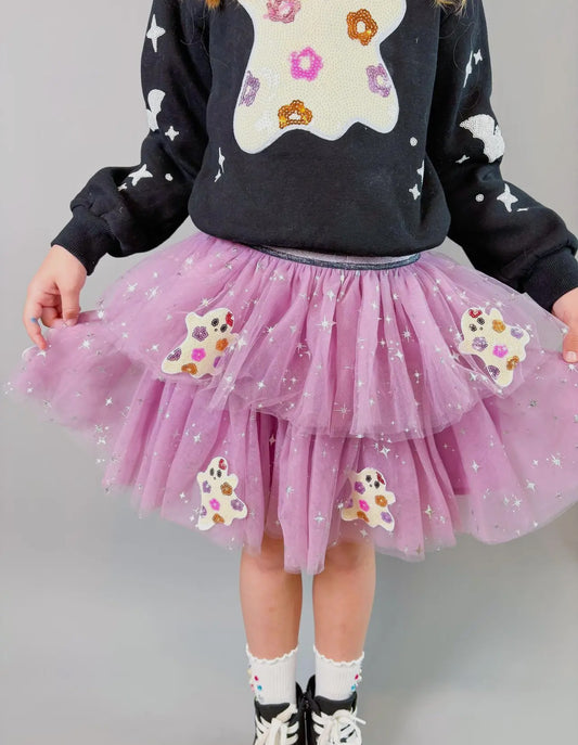 Three Wildflower Designs Ghost Tulle Skirt