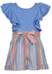 Bonnie Jean Striped Ropmper