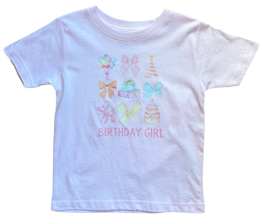 Pastel Pink Coquette Birthday Tee