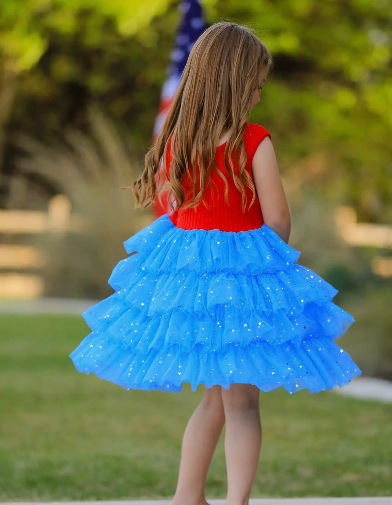 4th of July Sleeveless Tutu Dress