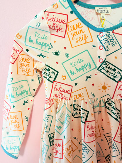 Oopsie Daisy Positive Affirmation Dress