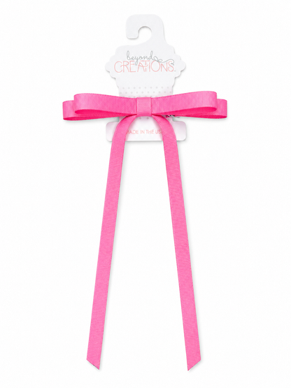 Beyond Creations Layered Tail Bow On Alligator Clip