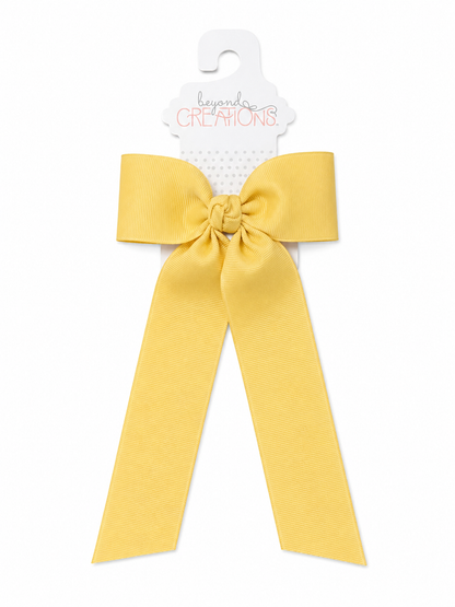 Beyond Creations 4.5" Streamer Bows On Alligator Clip