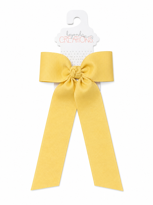 Beyond Creations 4.5" Streamer Bows On Alligator Clip