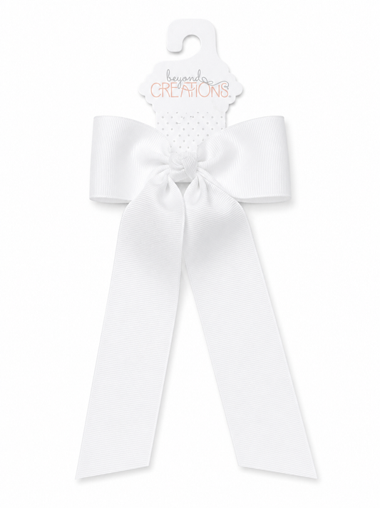 Beyond Creations 4.5" Streamer Bows On Alligator Clip