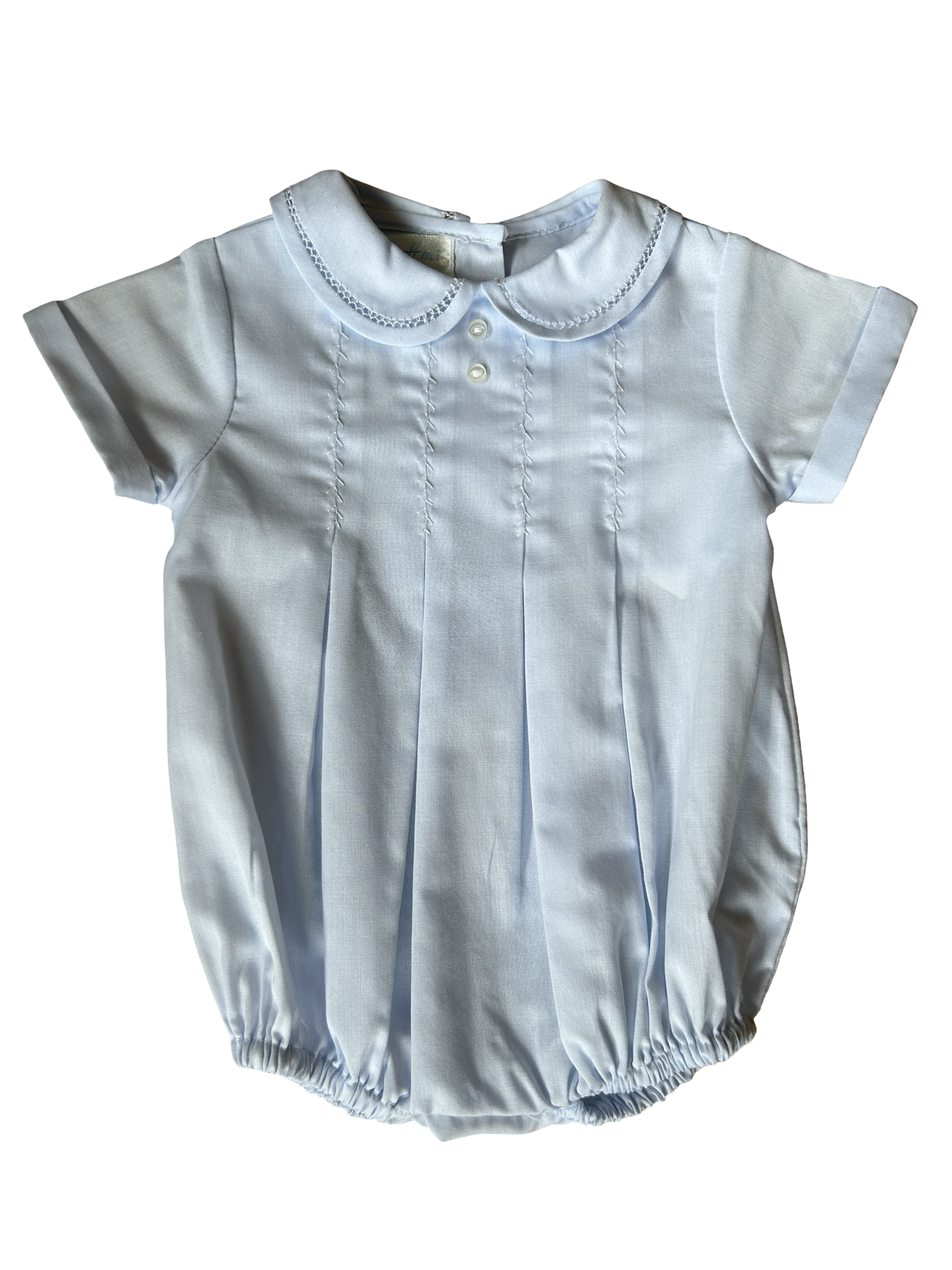 Petit Ami Elegant Baby Blue Onesie