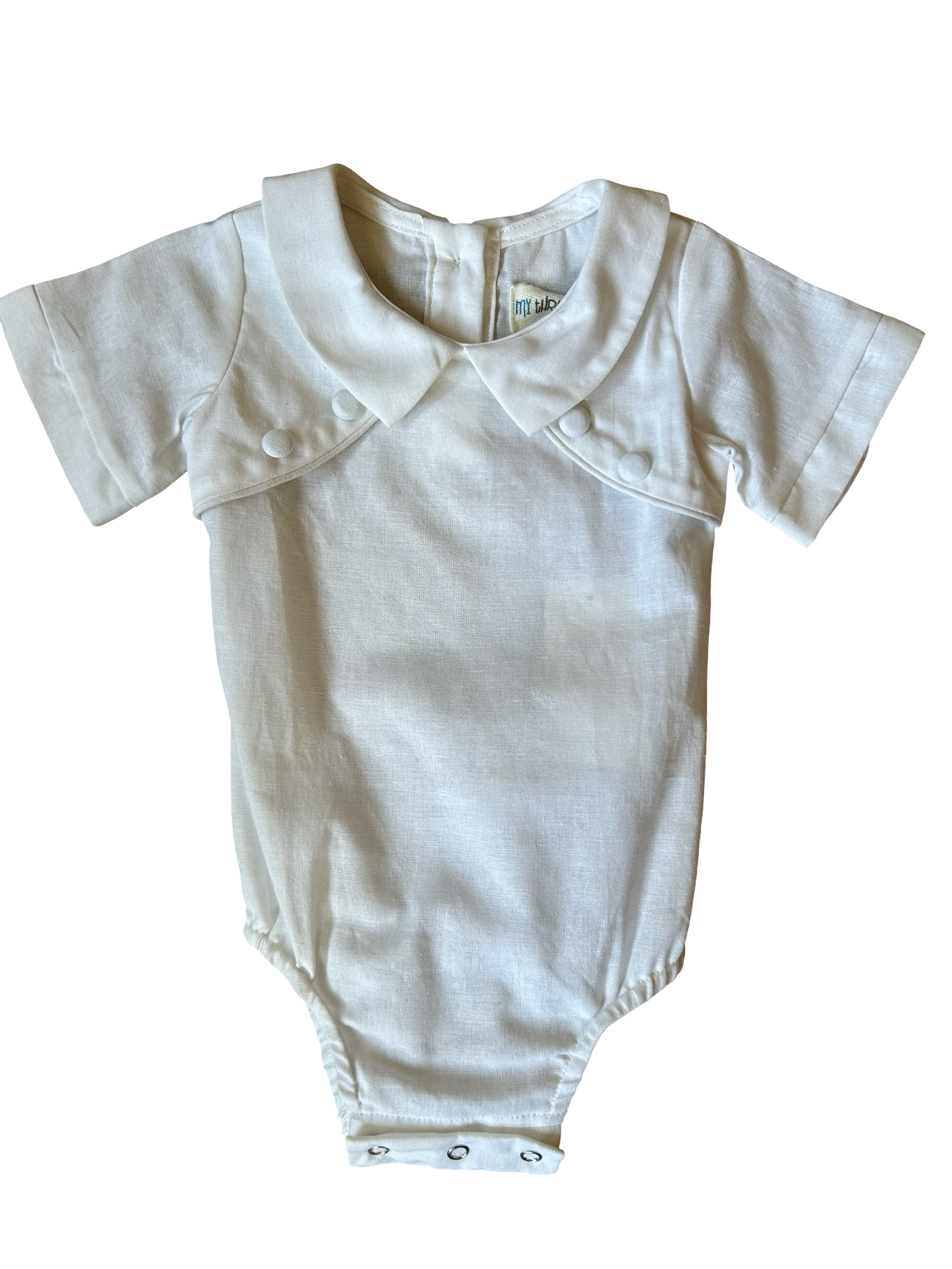 Evie's Closet Boys White Linen