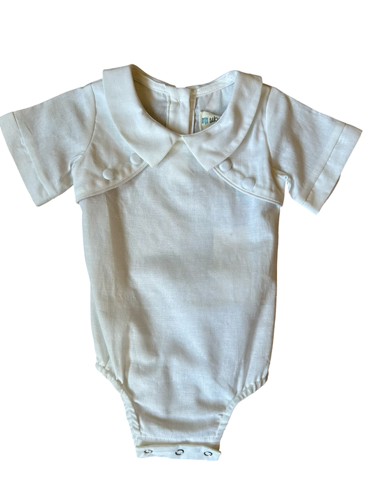 Evie's Closet Boys White Linen