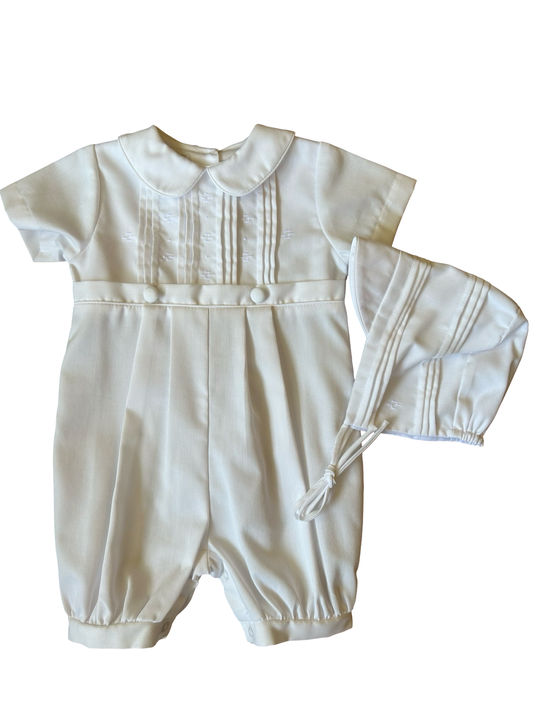 Petit Ami Christening Knicker With Pintucks