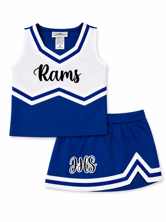Motionwear Rams Cheer Suit size 18M