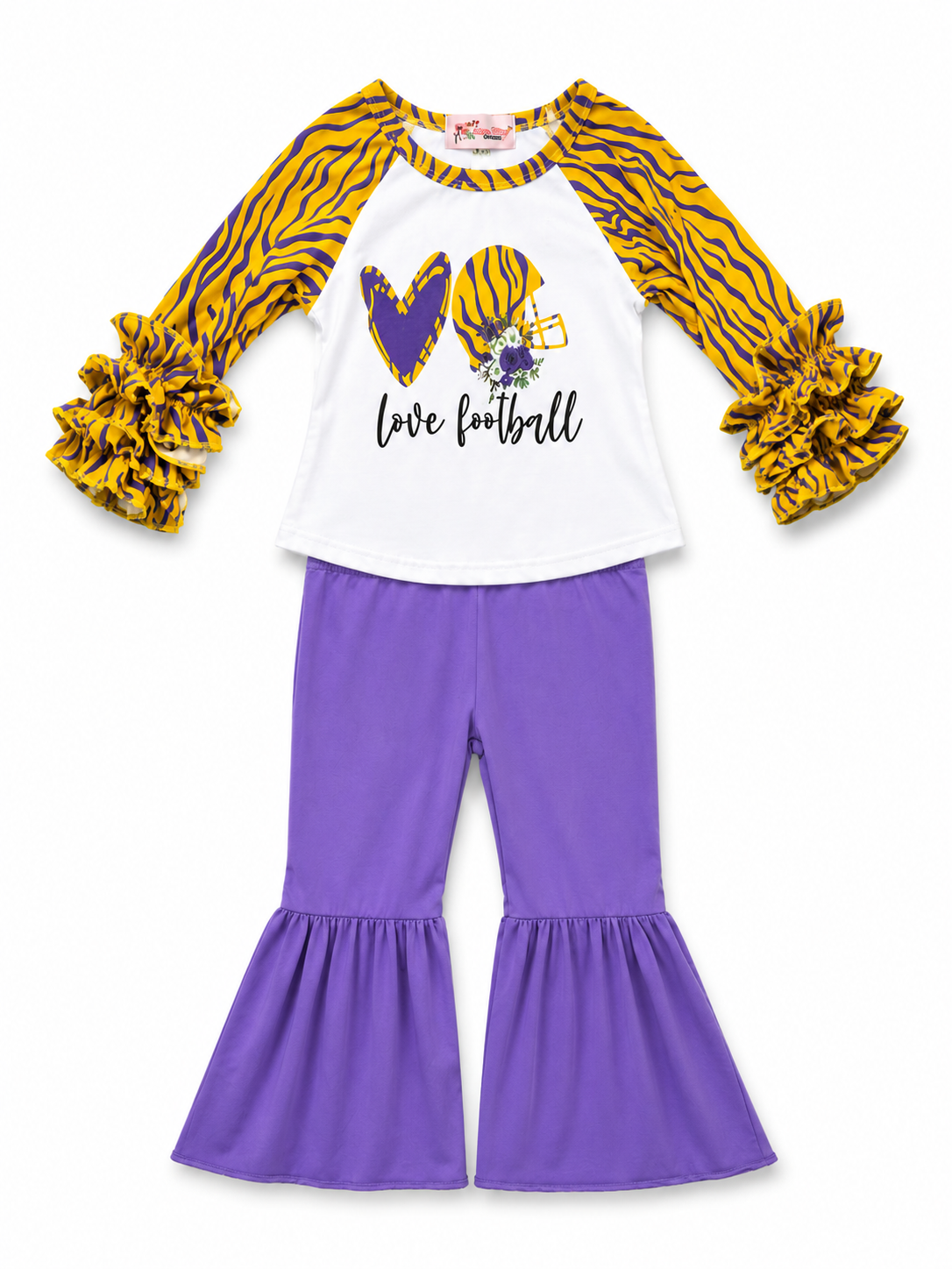 Zebra Printed Love Football Set Size 12-18M