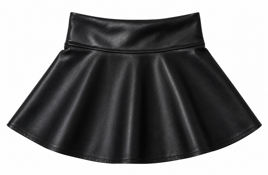 Black Metallic Skirts
