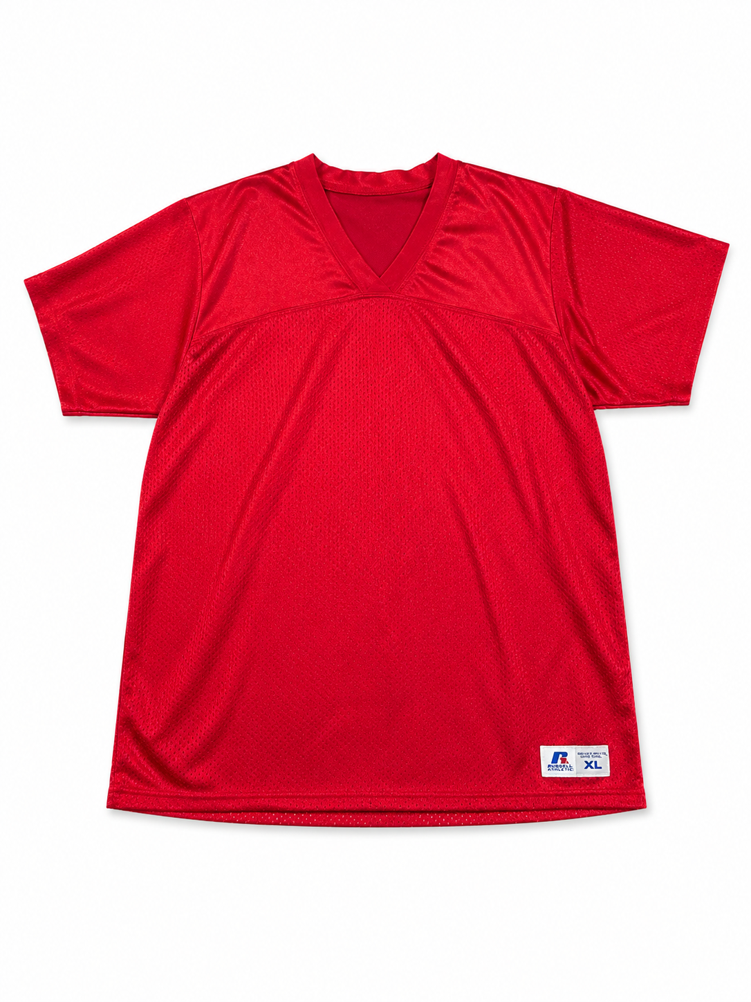 Russell Blank Red Jersey Size Adult XL