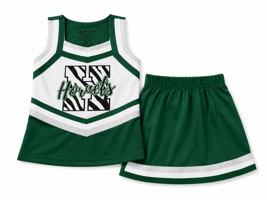 Zebra Hornets Cheer Suit Size 5/6
