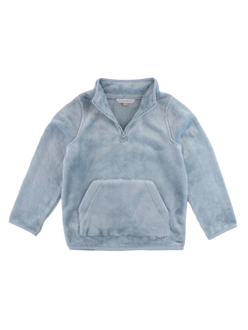 John Parker Lawson Registry Rugged Butts Slate Fleece Pocket Pullover