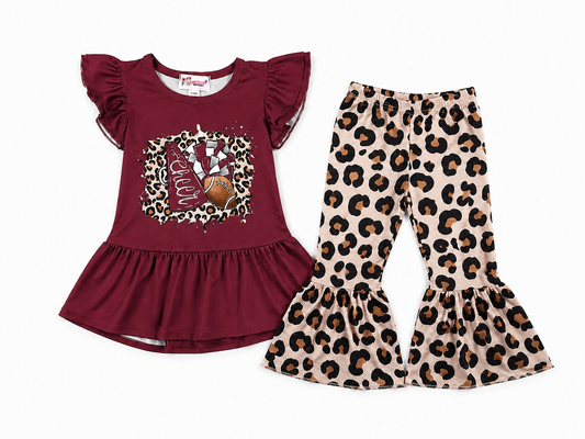 Maroon & Leopard Spirit Set