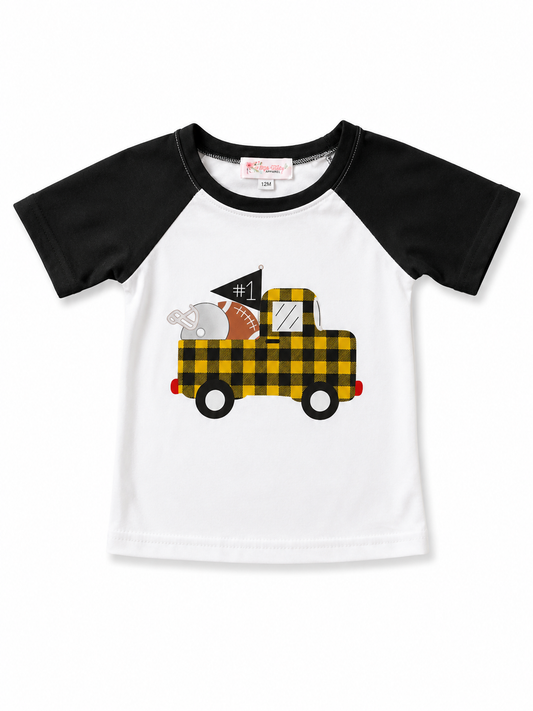 Gold Gingham Spirit Truck Top
