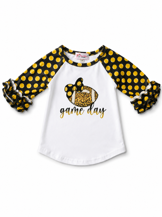 Gold Leopard & Polka Dot Spirit Top