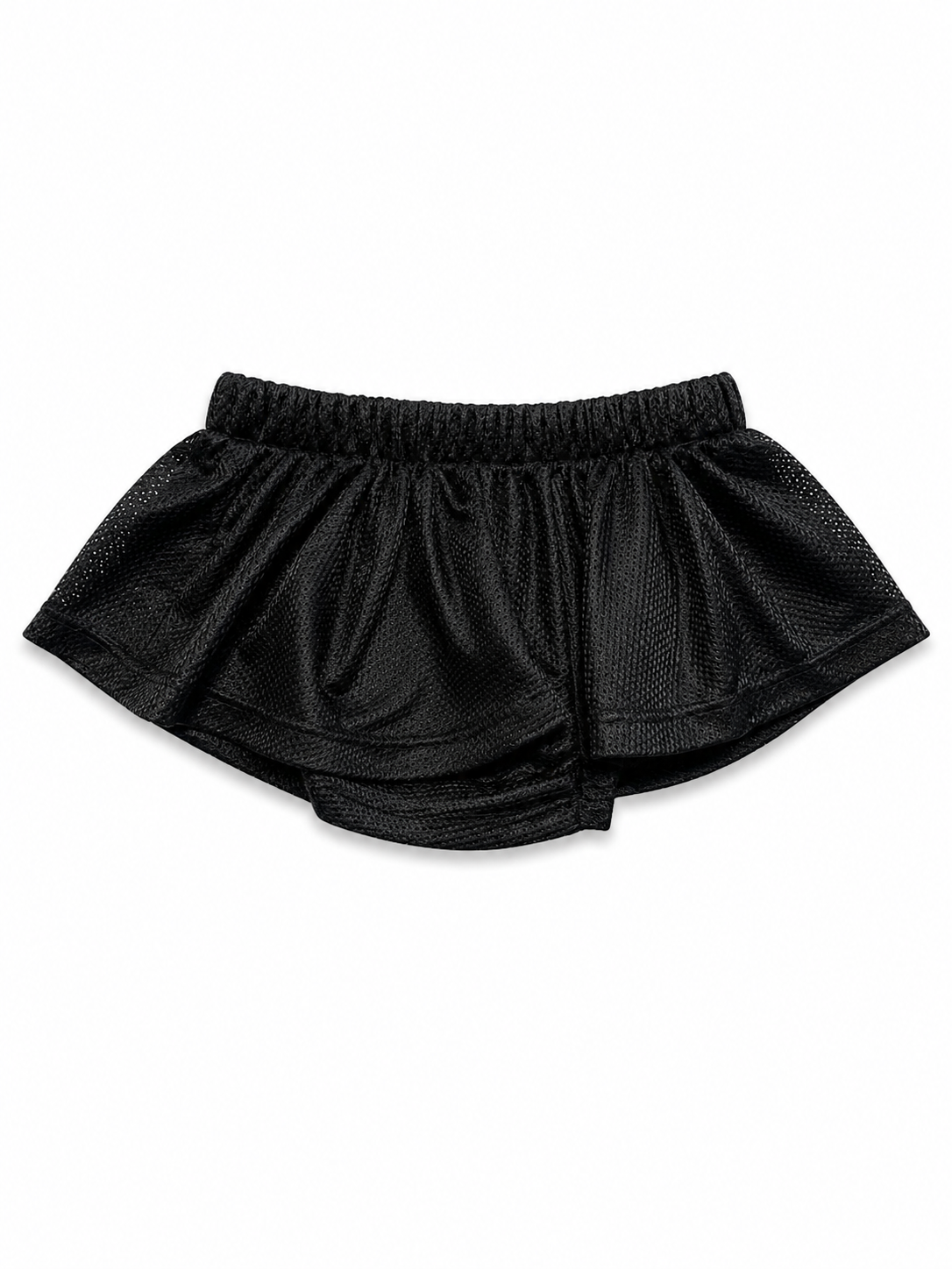 Black Jersey Material Skirt with Bloomers