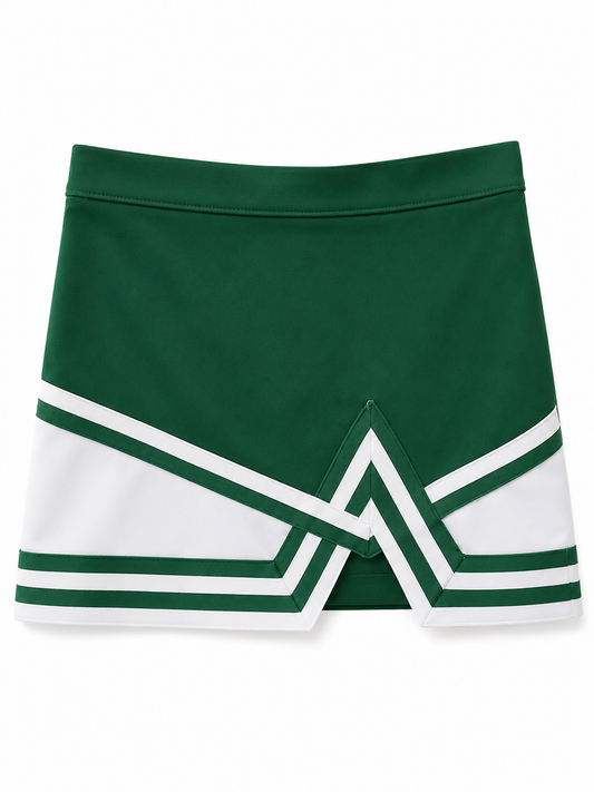 Green & White Chasse Cheer Suit Skirt Size Youth Large