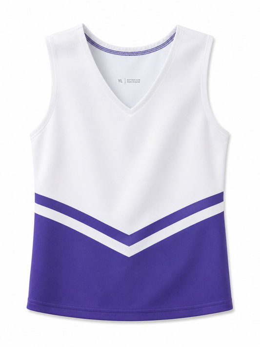 Purple Stitchworks Cheer Suit Top Size 12