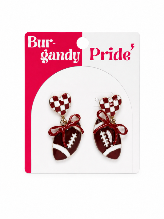 Maroon Spirit Earrings