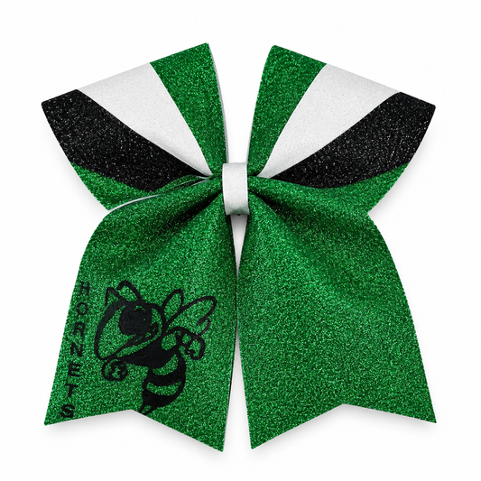 Hornets Shimmer Cheer Bow