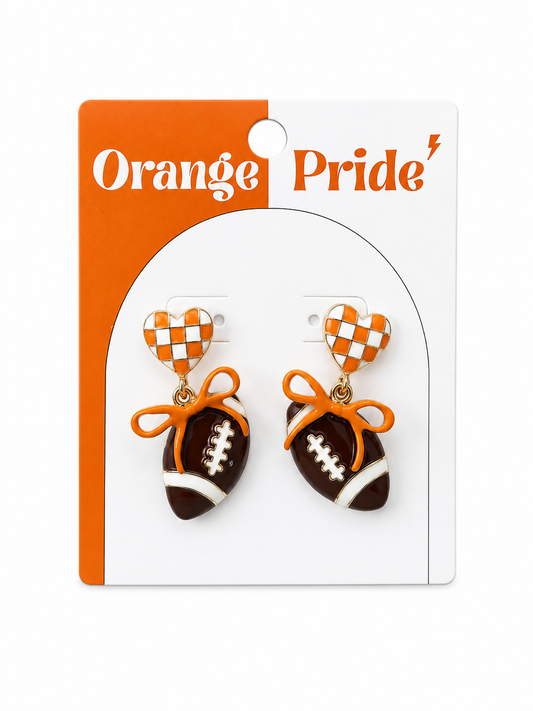 Orange Spirit Earrings
