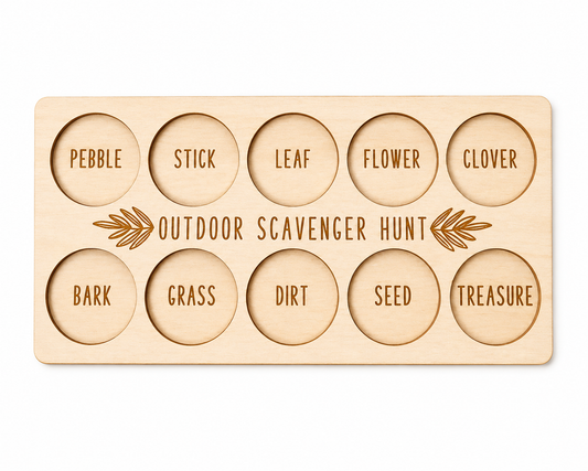 Outdoor Scavenger Hunt Tray