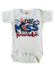 4Th Of July "Little Miss Firecracker" Onesie