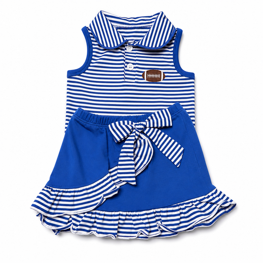 Blue & White GameDay Cheer Set