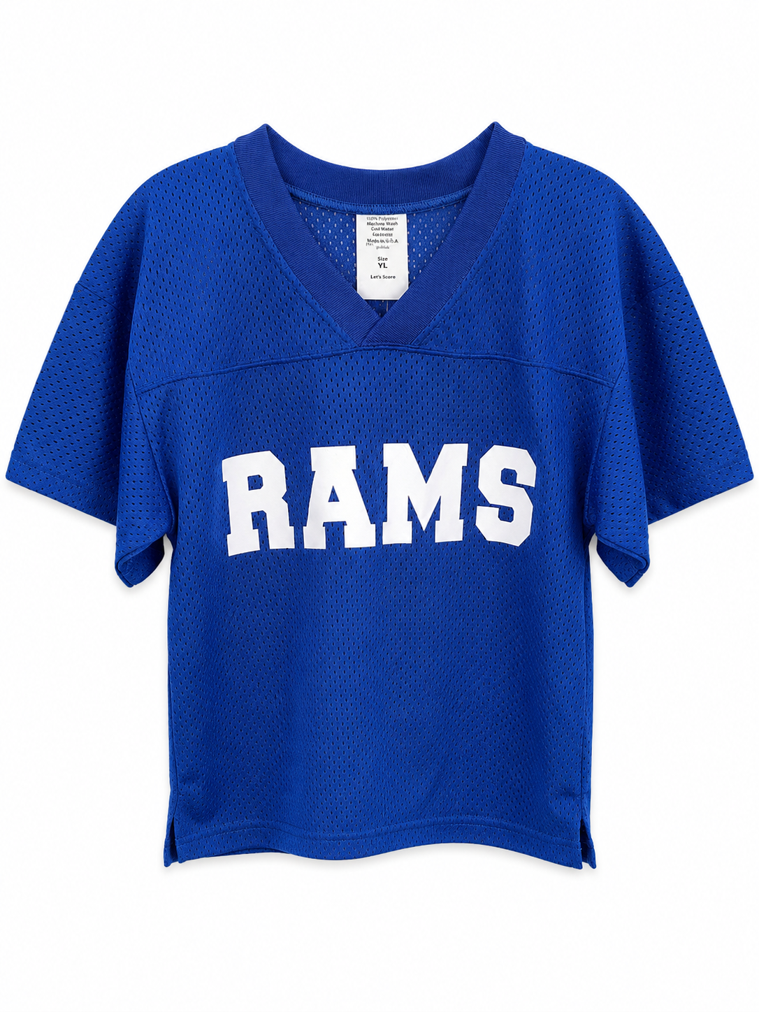 Blue Rams Jersey Size Youth XL