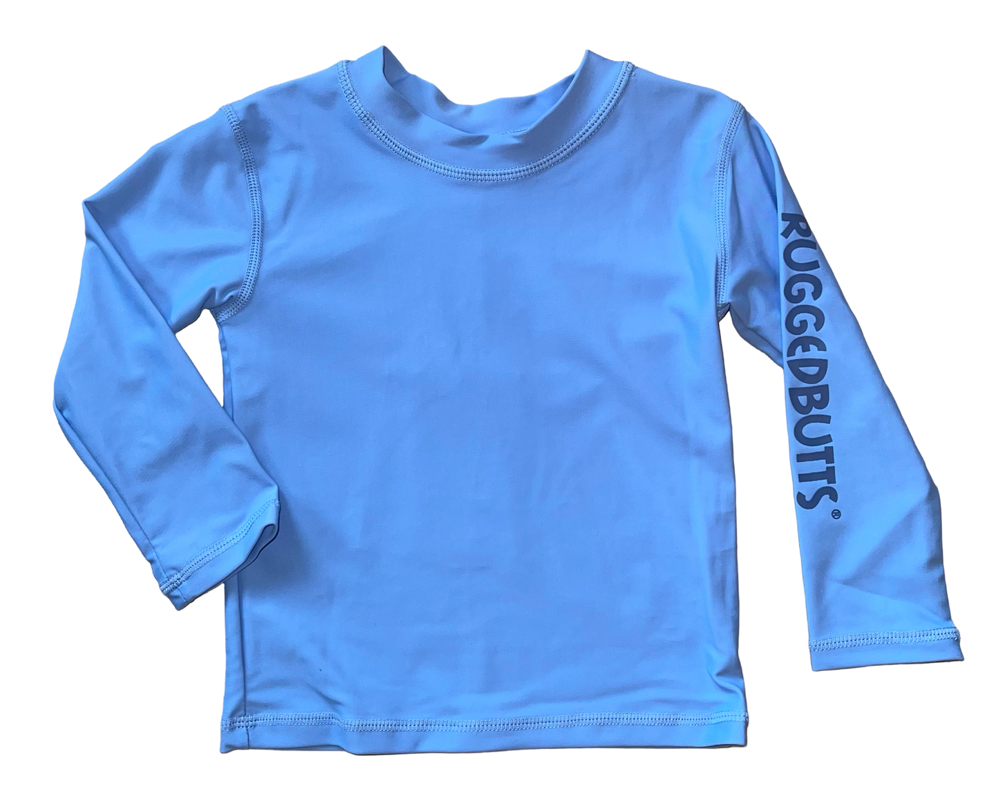 Rugged Butts Cornflower Blue Rash Guard Top