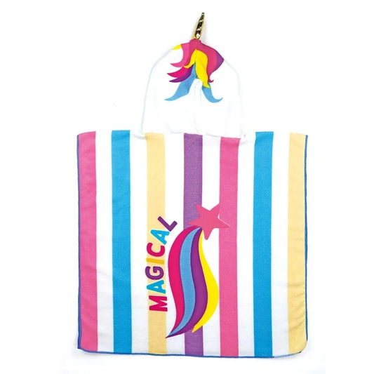 Juice Box In The Sun Unicorn Hooded Towel