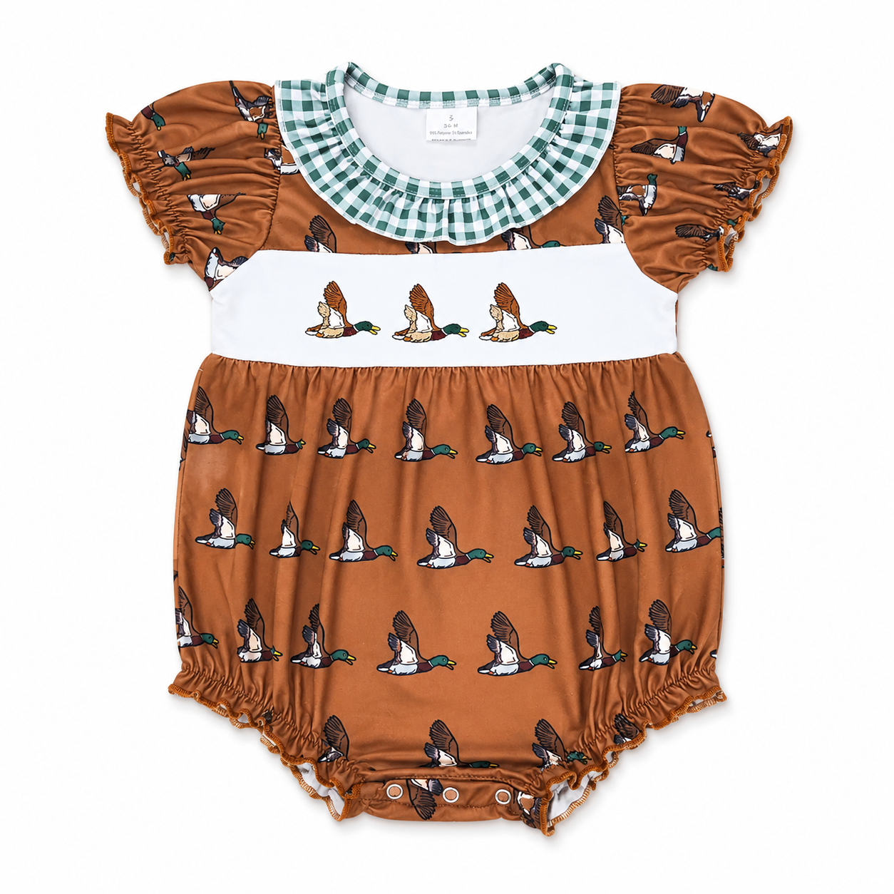Baby Faulk Registry Duck Embroidered Onesie