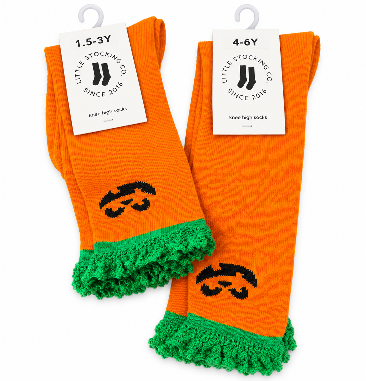 Little Stocking Co Orange Pumpkin Socks