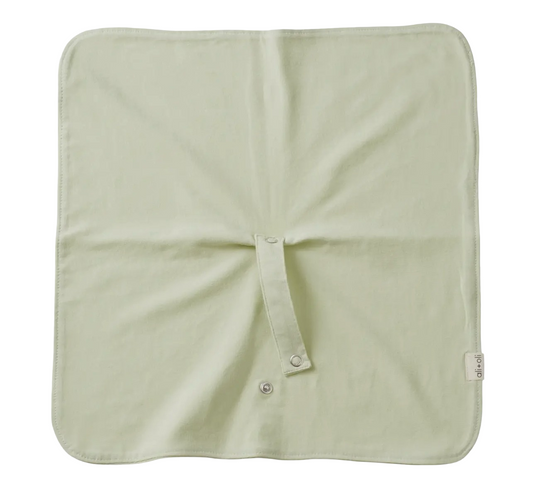 Sage Green Pacifier Holder Lovey Blanket