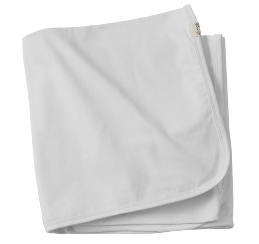 White Organic Cotton Swaddle Blanket