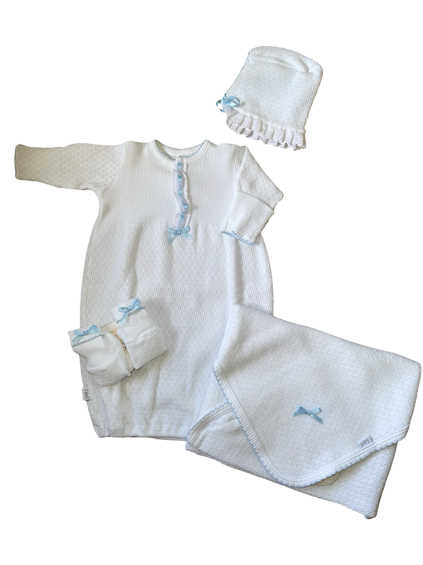 Baby May Registry Paty 4-Piece Knited Set