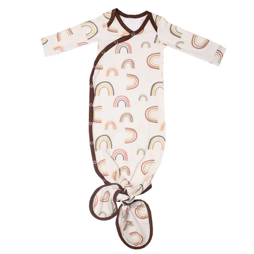 Jett Rowen Registry Copper Pearl 'Kona' Knotted Gown