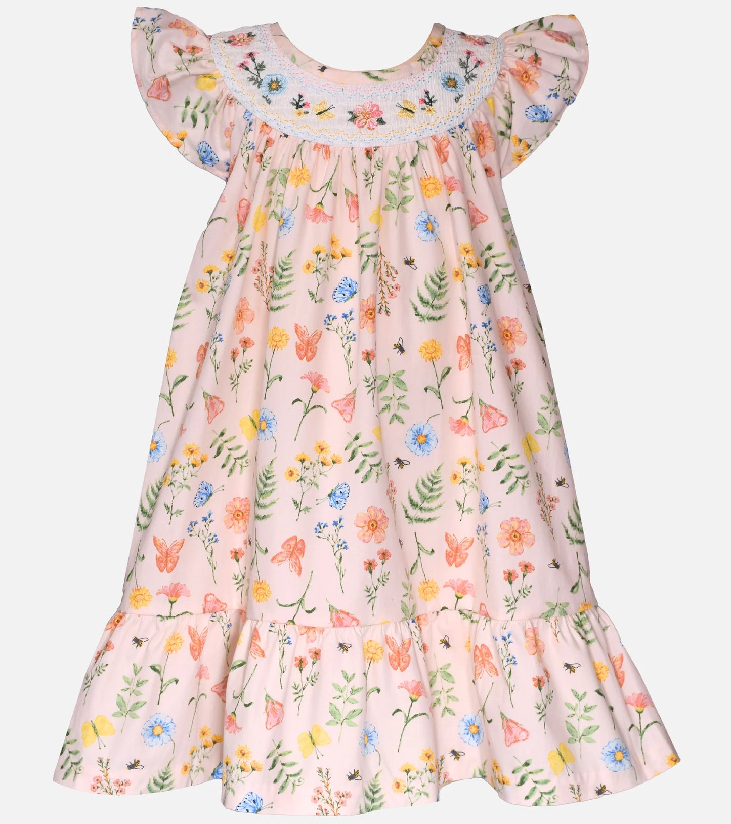 Bonnie Jean Mariposa Floral Butterfly Dress
